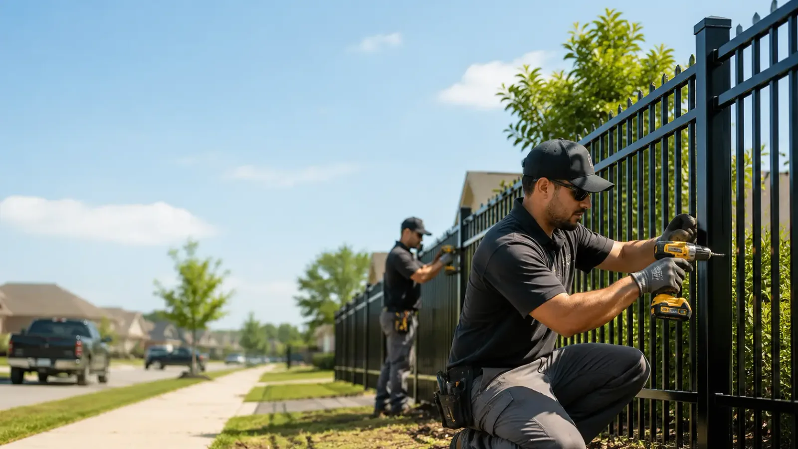 Metal Fence Installation in Joice, IA